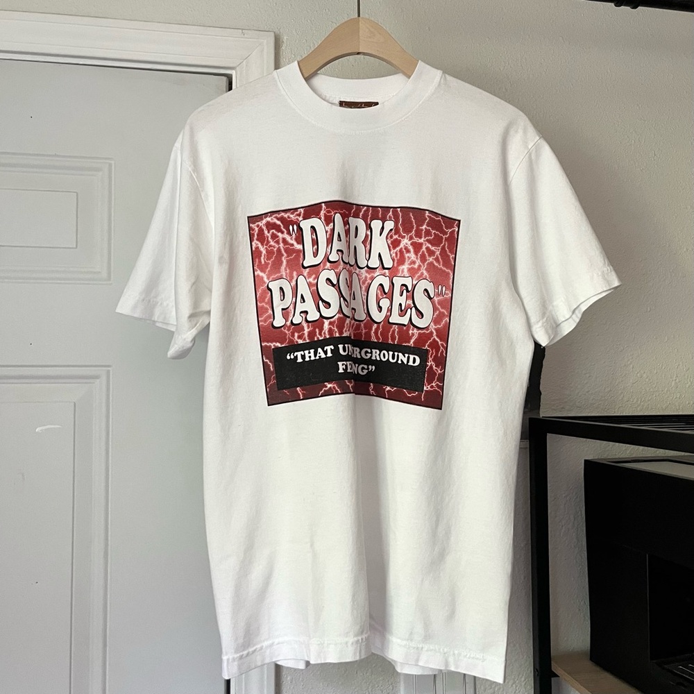 COME‎ TEES white mens crew neck graphic knit short sleeve tee tshirt